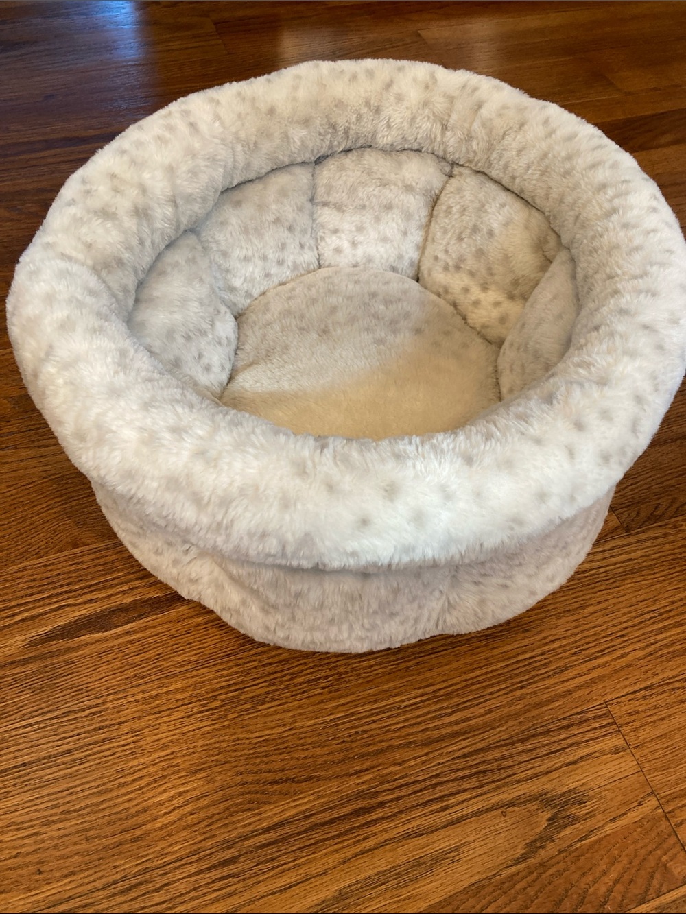 Nicole Miller Cream Small Pet Bed NWOT
